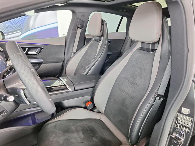 Mercedes-Benz EQE 350 AMG Line | Matgrijs | Premium Pakket | Night Pakket | Rijassistentiepakket Plus | Panoramadak | AIRMATIC Luchtvering | Burmester 3D Surround Sound |