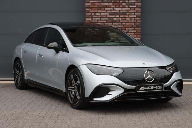 Mercedes-Benz EQE 300 AMG Line 89 kWh | Panoramadak | Distronic+ | Burmester | Memory | Leder | Surround Camera | Digital Light | Keyless Go | Warmtepomp |