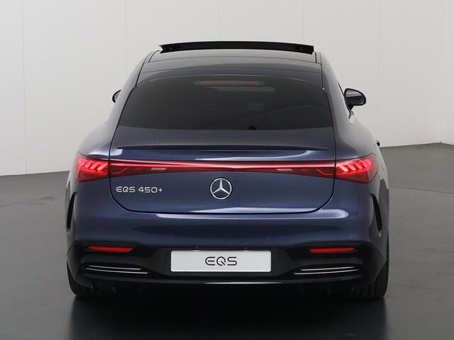 Mercedes-Benz EQS 450+ AMG Line 108 kWh | Nieuwprijs ¤ 149.451,- | Hyperscreen | Achterasbesturing | Panoramadak | Rijassistentie+ | Burmester | Stoelventilatie/verwarming | 360 camera |