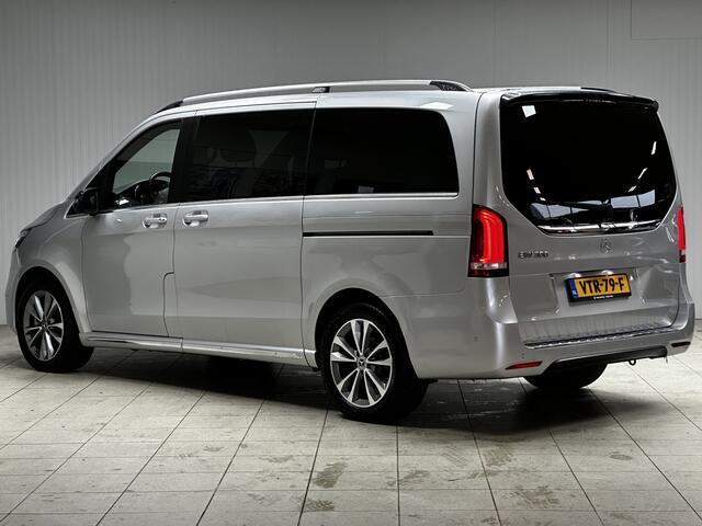 Mercedes-Benz EQV 300 L2 90kWh/ AMG Styling/ 2x Schuifdeur/ LED Koplampen/ 18'' LMV/ Vol Leder/ Elek. Kofferklep/ 360° Camera/ Sfeerverl./ Lane-Assist./ Apple + Android/ Elek. Stoelen + Memory/ Stoelverw.
