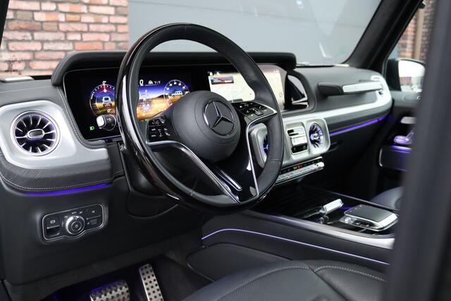 Mercedes-Benz G-KLASSE 580 EQ Exclusive AMG Line 116 kWh | Techniekpakket | Winterpakket | Distronic | Burmester | Keyless Go | Schuifdak | Verwarmd Stuurwiel | Exclusief Leder |