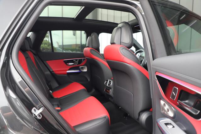 Mercedes-Benz GLC-KLASSE 300e AMG 4-Matic | 313PK | Achterasbesturing | Luchtvering | Head-up | Pano | Keyles-go | Sfeerverlichting | Distronic | Burmester | Carbon | 2023.