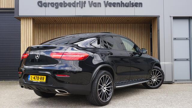 Mercedes-Benz GLC-KLASSE Coupé 300 245pk 4MATIC AMG-Style & Night Pack Schuif/kanteldak 20inch LM Standkachel LED Leder/Alcantara Treeplanken *Nette GLC*