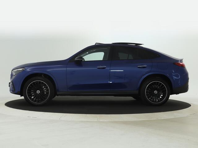 Mercedes-Benz GLC-KLASSE Coupé 300 e 4MATIC AMG Plug-In Hybride | Trekhaak | Panorama Dak | Stuur- en Stoelverwarming | Digital Light | 360 gr Camera | Memory | Inclusief 24 maanden Mercedes-Benz Certified garantie voor Europa.