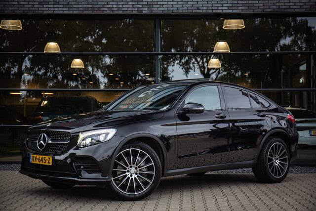 Mercedes-Benz GLC-KLASSE Coupé 250 4MATIC Prestige , AMG-styling, 360° camera, Burmester, schuif/kanteldak, Zwart/rood leder,