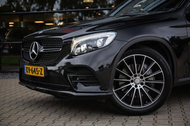 Mercedes-Benz GLC-KLASSE Coupé 250 4MATIC Prestige , AMG-styling, 360° camera, Burmester, schuif/kanteldak, Zwart/rood leder,