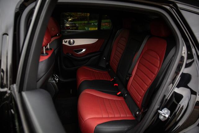 Mercedes-Benz GLC-KLASSE Coupé 250 4MATIC Prestige , AMG-styling, 360° camera, Burmester, schuif/kanteldak, Zwart/rood leder,