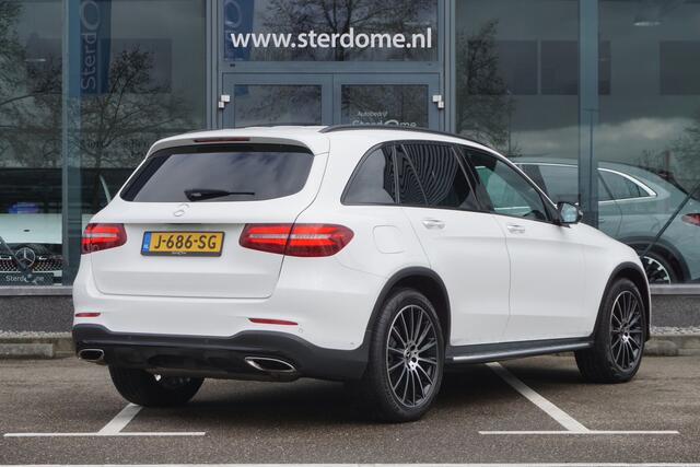 Mercedes-Benz GLC-KLASSE 300 4MATIC l AMG line l 245 PK l Panoramadak l Burmester l Stoelkoeling en stoelverwarming l Keyless Go l Distronic l Trekhaak wegklapbare l Leer l Adaptief LED high intelligent l Warmte werend en geluidswerend glas l Comand l 360 gr Camera l PTS l