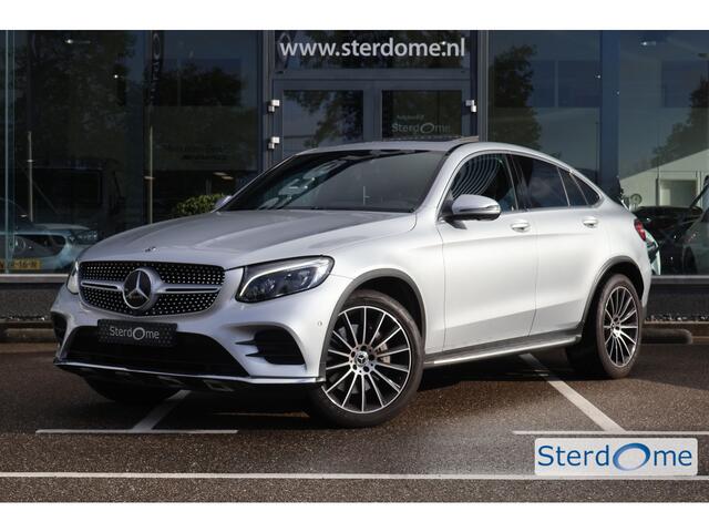 Mercedes-Benz GLC-KLASSE Coupé 250 4MATIC AMG Premium Plus l Schuif- Kanteldak l DISTRONIC l Memoy pakket l 360 gr Camera lStoelverwarming l LEDER l Burmester l LED l Sfeerverlichting l Alarm klasse 3 l Elektrisch bedienbare achterklep l Spiegel pakket l Dodehoek assitent l