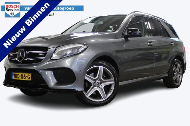 Mercedes-Benz GLE-KLASSE 350D 4MATIC AMG Line | Grijs kenteken BTW | Schuif/kantel dak | Trekhaak wegklapbaar | Inclusief achterbank | Stoelverwarming/verkoeling | Adaptive Cruise control | Climate control | Navigatie | Elektrische kofferbak klep | 360° camera | Head-up display |
