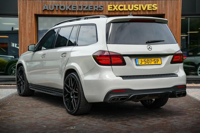Mercedes-Benz GLS-KLASSE AMG 63 4MATIC Panodak Carbon Harman Kardon 360 Camera Stoelvent.