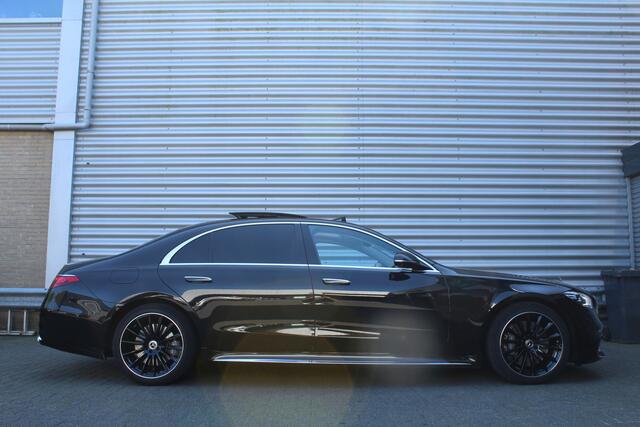 Mercedes-Benz S-KLASSE 580 e 510pk PHEV Lang AMG Line NL-Auto NAP Panoramadak Burmester Clima Cruise HUD 360 Camera VOL