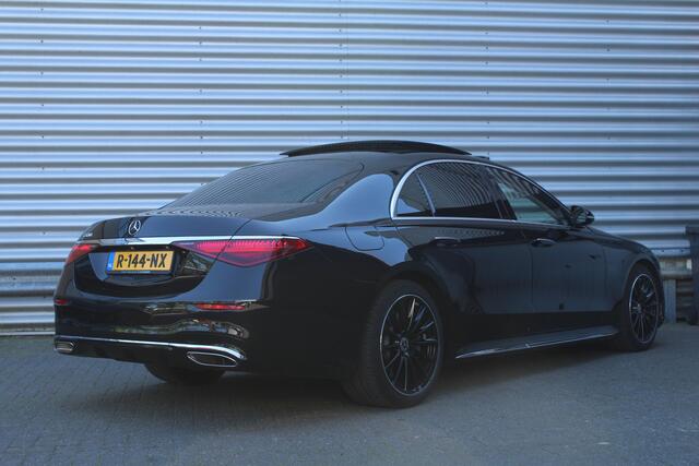 Mercedes-Benz S-KLASSE 580 e 510pk PHEV Lang AMG Line NL-Auto NAP Panoramadak Burmester Clima Cruise HUD 360 Camera VOL
