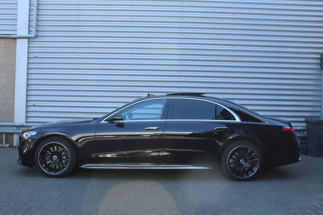 Mercedes-Benz S-KLASSE 580 e 510pk PHEV Lang AMG Line NL-Auto NAP Panoramadak Burmester Clima Cruise HUD 360 Camera VOL