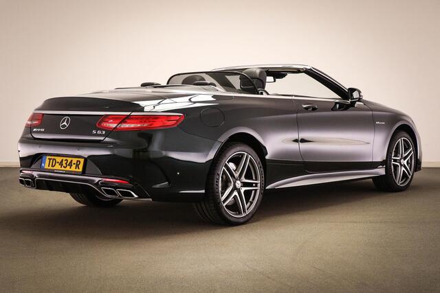 Mercedes-Benz S-KLASSE Cabrio AMG 63 4Matic | RIJASSISTENTIE PACK | HEAD UP | STOELKOELING | 360 CAMERA | 20"