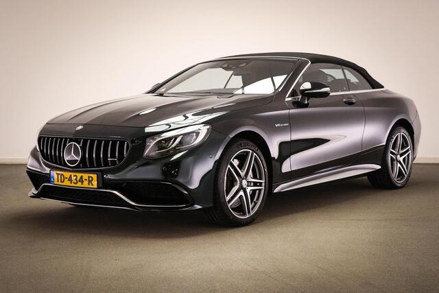 Mercedes-Benz S-KLASSE Cabrio AMG 63 4Matic | RIJASSISTENTIE PACK | HEAD UP | STOELKOELING | 360 CAMERA | 20"