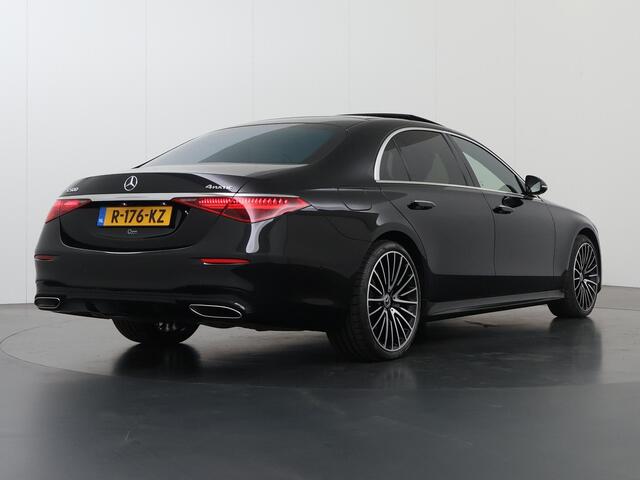 Mercedes-Benz S-KLASSE 500 4MATIC Lang AMG Line | Premium plus | Achterasbesturing | Koelbox | Designo flowing lines |