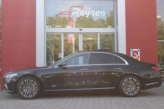 Mercedes-Benz S-KLASSE 580e 4MATIC AMG LINE 510PK | PANORAMISCH SCHUIF / KANTELDAK | 360° CAMERA | BURMESTER PREMIUM AUDIO | NAPPA LEDEREN BEKLEDING | VOORSTOELEN ELEKTRISCH VERSTELBAAR MET GEHEUGEN | VOORSTOELEN EN ACHTERBANK GEVENTILEERD / VERWARMD | MBUX AUGMENT REALITY NAVI