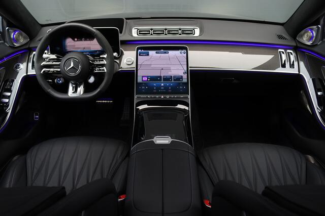 Mercedes-Benz S-KLASSE AMG 63 S E Performance Aut9 | 802pk | Achterasbesturing | Carbon | Distronic+ | HUD | Chauffeurspakket | Entertainmentpakket Achter | Stoelventilatie V+A | Vlakkenverwarming | Zonweringspakket |