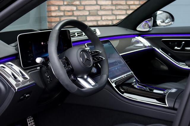 Mercedes-Benz S-KLASSE AMG 63 S E Performance Aut9 | 802pk | Achterasbesturing | Carbon | Distronic+ | HUD | Chauffeurspakket | Entertainmentpakket Achter | Stoelventilatie V+A | Vlakkenverwarming | Zonweringspakket |