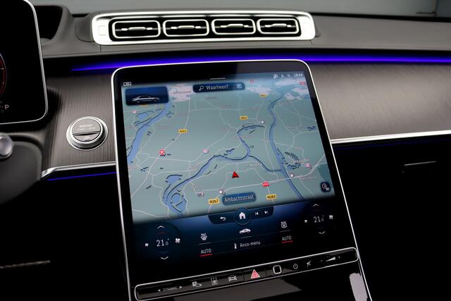 Mercedes-Benz S-KLASSE 400d 4MATIC Lang AMG Line Aut9 | Airmatic | Achterasbesturing | Distronic+ | Memory | Stoelventilatie | Massage | Panoramadak | Vlakkenverwarming | Zonweringspakket | Luchtreinigingspakket |