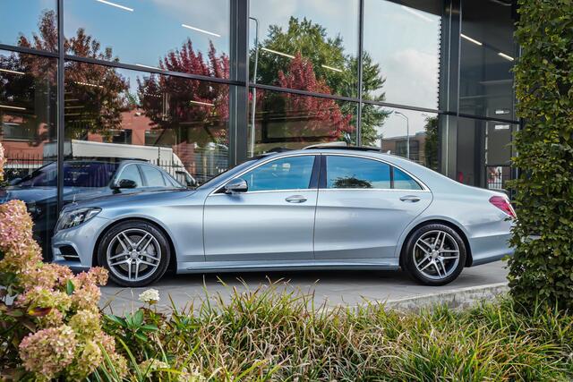 Mercedes-Benz S-KLASSE 500 Lang 456pk 4Matic Prestige Plus |Panoramadak|AMG-pakket|memory|massage|luchtvering|soft close|stoelverwarming + ventilatie|blind spot|