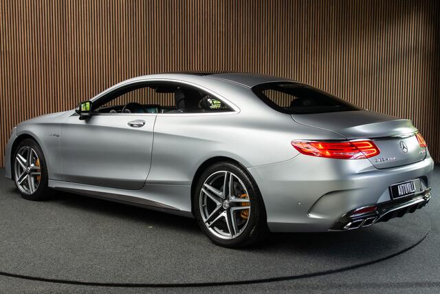 Mercedes-Benz S-KLASSE Coupé 63 AMG 4M Carbon HUD Swarovski Panodak Magno Allanite Ceramic Ambient Elektr. achterklep Nachtizicht Stoelventilatie Burmester Distronic+ Leer PTS Voll