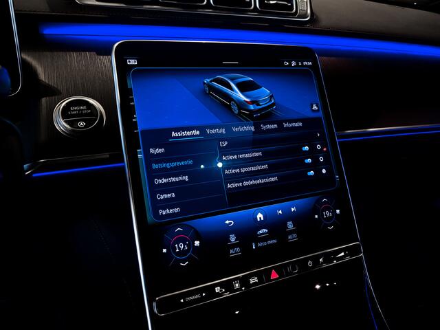 Mercedes-Benz S-KLASSE 400d 4-M AMG Achterassturing|Ruitleder|Burmester|Rij-assistentie|Keyless|Night|21" Aut9