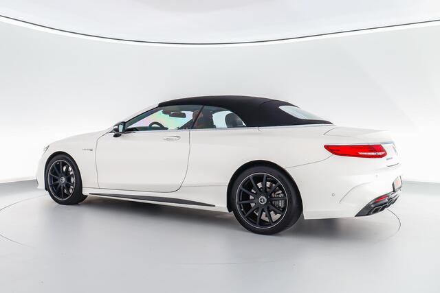 Mercedes-Benz S-KLASSE S63 AMG Cabrio 585pk 4Matic |dealer onderhouden|Carbon exterieur|Burmester High end|drivers package|luchtvering|Air scarf|nightvision|massage|memory|Carbon interieur|HUD|360 camera|
