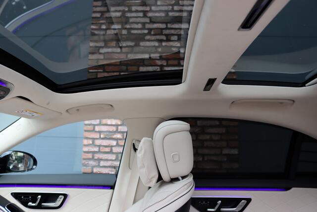 Mercedes-Benz S-KLASSE 580 V8 4MATIC Lang AMG Line | Airmatic | Achterasbesturing | Distronic+ | Standkachel | Burmester | HUD | Zonweringspakket | MBUX Tablet | Exclusief Leder | Digital Light | 3D-Display |