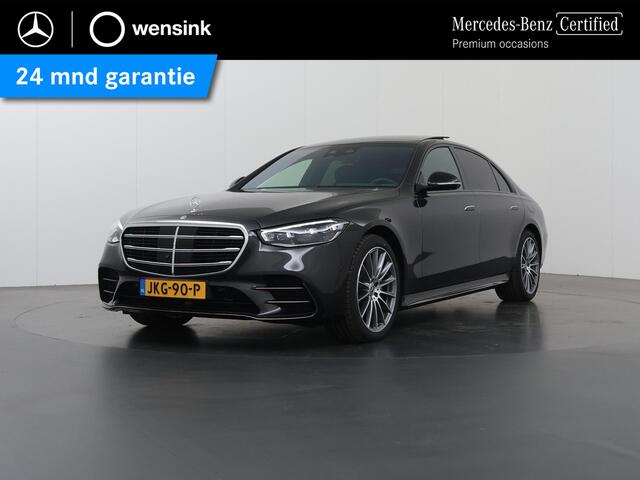 Mercedes-Benz S-KLASSE 580 e 4MATIC Lang AMG Line | Entertainment achter | Chauffeurpakket | Massage voor en achter | Microvezel hemelbekleding | Night pakket |