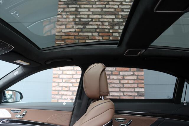 Mercedes-Benz S-KLASSE 560 V8 Lang AMG Line Premium+ | Distronic+ | Memory V+A | Stoelventilatie | Burmester | HUD | Surround Camera | Softclose | Keyless Go | Zonweringspakket |
