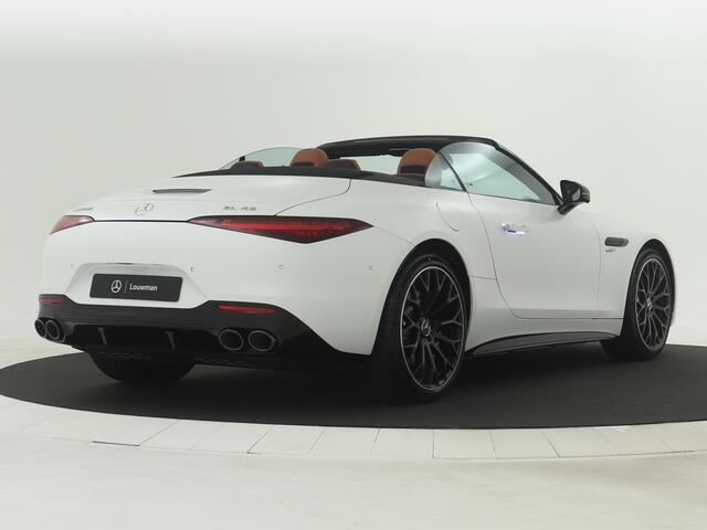 Mercedes-Benz SL-KLASSE Roadster 43 | Premium Plus pakket | 21" lichtmetalen AMG-velgen met Y-design, zwart | AMG Nightpakket | ENERGIZING-pakket plus | Burmester Surround Sound systeem | Parkeerpakket met achteruitrijcamera |