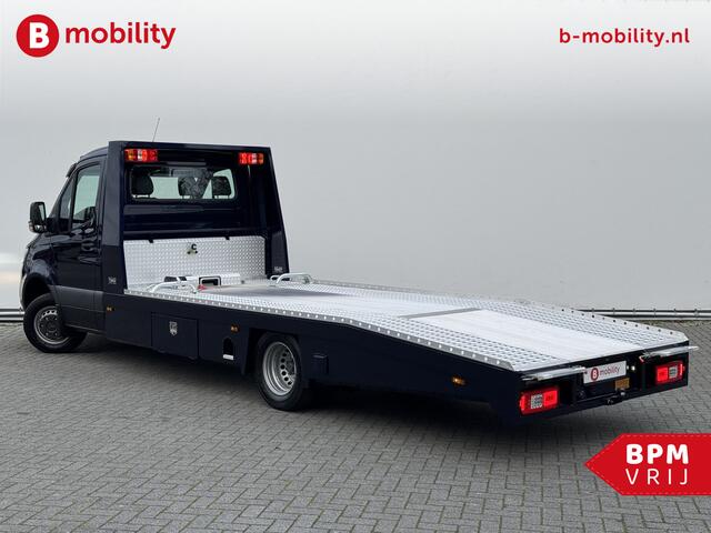 Mercedes-Benz SPRINTER 519 CDI Tijhof AluLiner Luchtvering NIEUW! MJ.2025 | Leer | Zonneklep | Lier | 3-Zitplaatsen | AppleCarPlay | DAB | Adaptive Cruise Control | Navigatie | Trekhaak