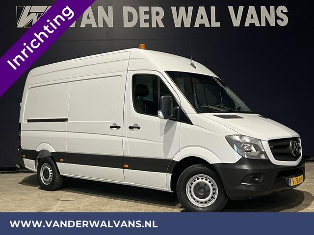 Mercedes-Benz SPRINTER 316 CDI 164pk L2H2 inrichting Euro6 Airco | 2800kg trekhaak | Omvormer Cruisecontrol, Parkeersensoren