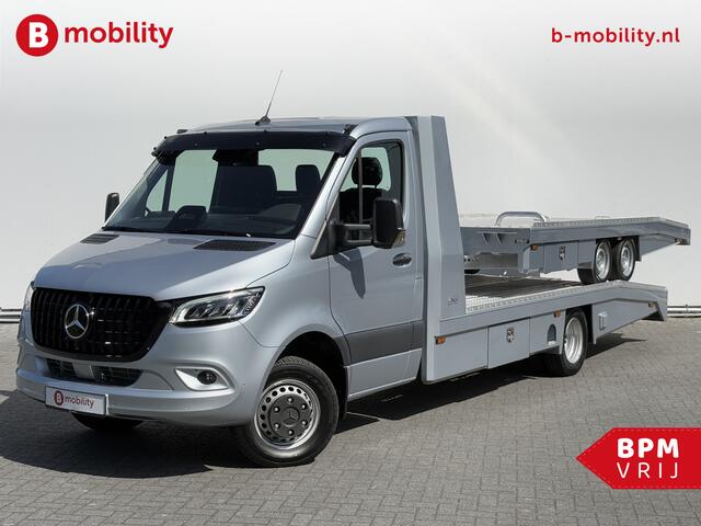 Mercedes-Benz SPRINTER 519 CDI Tijhof AluLiner Luchtvering NIEUW! MJ.2025 Autotransporter/ Oprijwagen | Leer | Zonneklep | Lier | 3-Zitplaatsen | Apple CarPlay | DAB | Adaptive Cruise Control | Navigatie | Trekhaak
