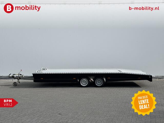Mercedes-Benz SPRINTER 519 CDI Tijhof AluLiner Luchtvering+TA35-ANN Aanhanger 3.500kg Autotransporter/ Oprijwagen | Leer | Lier | 3-Zitplaatsen | Apple CarPlay | DAB | Adaptive Cruise Control | Navigatie | Trekhaak