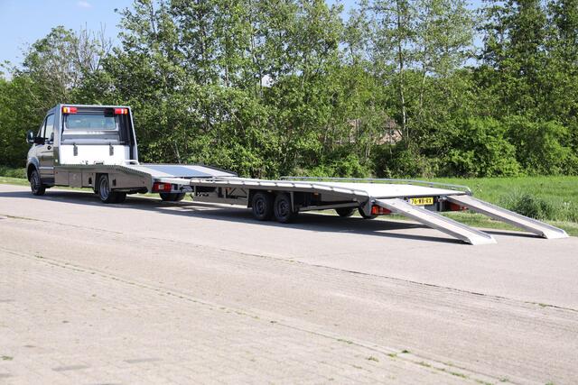 Mercedes-Benz SPRINTER 519 1.9 CDI L3 | Tijhof Oprijwagen | Automaat | Luchtvering | 3.5t Trekhaak | Lier | incl.Aanhangwagen | BPM Vrij!