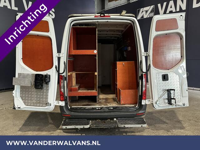 Mercedes-Benz SPRINTER 316 CDI 164pk L2H2 inrichting Euro6 Airco | 2800kg Trekhaak | Camera | Apple Carplay | Parkeersensoren inklapbare spiegels, standkachel, cruisecontrol, MBUX, Android auto