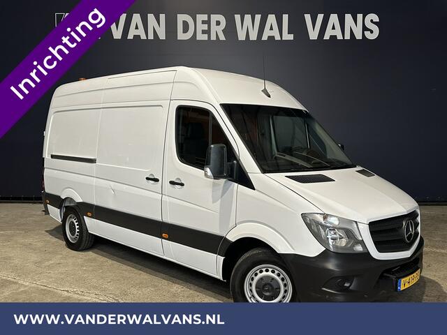 Mercedes-Benz SPRINTER 316 CDI 164pk L2H2 inrichting Euro6 Airco | 2800kg Trekhaak | Cruiscontrol Parkeersensoren, Chauffeursstoel
