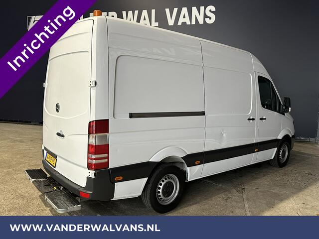 Mercedes-Benz SPRINTER 316 CDI 164pk L2H2 inrichting Euro6 Airco | 2800kg Trekhaak | Cruiscontrol Parkeersensoren, Chauffeursstoel