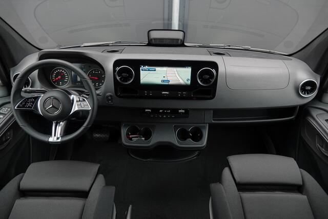 Mercedes-Benz SPRINTER L2H2 319Cdi 190Pk 9G-Tronic | Dubbel Cabine | 5-Persoons | RWD | 2xSchuifdeur | 360° Camera | Selenietgrijs