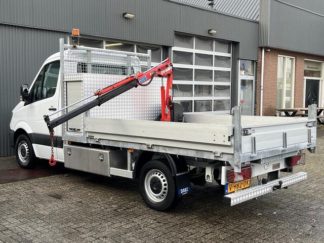 Mercedes-Benz SPRINTER 314 2.2 CDI 366 Automaat Maxilift 110.2 laadkraan Airco Trekhaak 3500 kg 3-Persoons Gereedschapskist 1e eigenaar ex Overheid Kraan Pick-up Euro 6 Open laadbak P-up Bakwagen Kraan Autolaadkraan