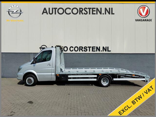 Mercedes-Benz SPRINTER 519 3.0CDI V6 191PK 432 Autotransporter Lengte-5 3-Pers. EURO6 Ecc Navi Elek.Lier Trekhaak ESP Bluetooth Euro 6 Oprijplaten Origineel Nederlandse Sprinter
