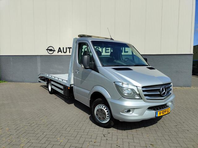 Mercedes-Benz SPRINTER 519 3.0CDI V6 191PK 432 Autotransporter Lengte-5 3-Pers. EURO6 Ecc Navi Elek.Lier Trekhaak ESP Bluetooth Euro 6 Oprijplaten Origineel Nederlandse Sprinter