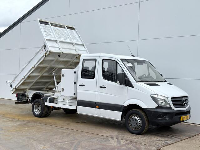 Mercedes-Benz SPRINTER 514 2.2 CDI Kipper Dubbellucht Dubbele Cabine Climate Control Cruise Control Trekhaak 3.5t Tipper Benne DOKA