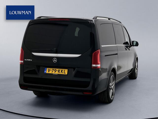 Mercedes-Benz V-KLASSE 250d Lang Edition Dubbele Cabine 360° Camera Leder 19" Inch lichtmetaal LED