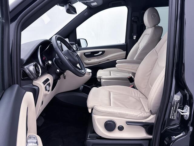 Mercedes-Benz V-KLASSE 250d Lang Edition Dubbele Cabine 360° Camera Leder 19" Inch lichtmetaal LED