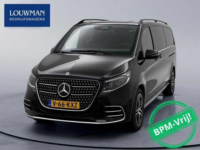 Mercedes-Benz V-KLASSE 300d 4-MATIC Extra Lang DC AMG Avantgarde BPM-Vrij Dubbele Cabine 360 camera Elektrische Schuifdeuren Multibeam LED Adaptieve Cruise Control