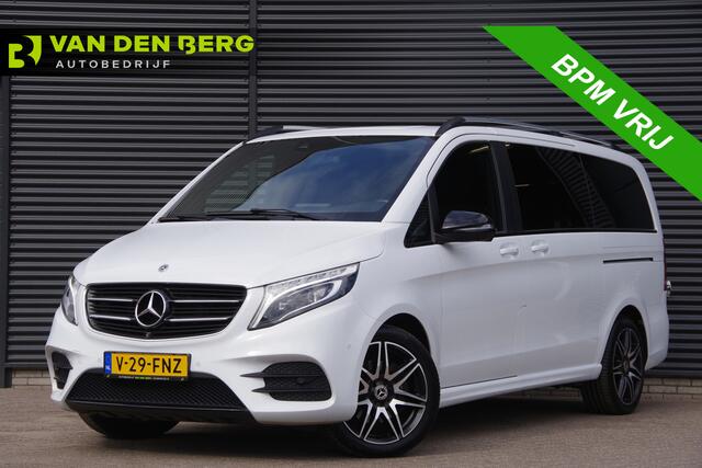 Mercedes-Benz V-KLASSE 250d AMG L2 DC-5P. AUT. LED, LEDER, 360 CAMERA, NAVI, CRUISE, CLIMA, PDC, STOELVERWARMING, BLUETOOTH